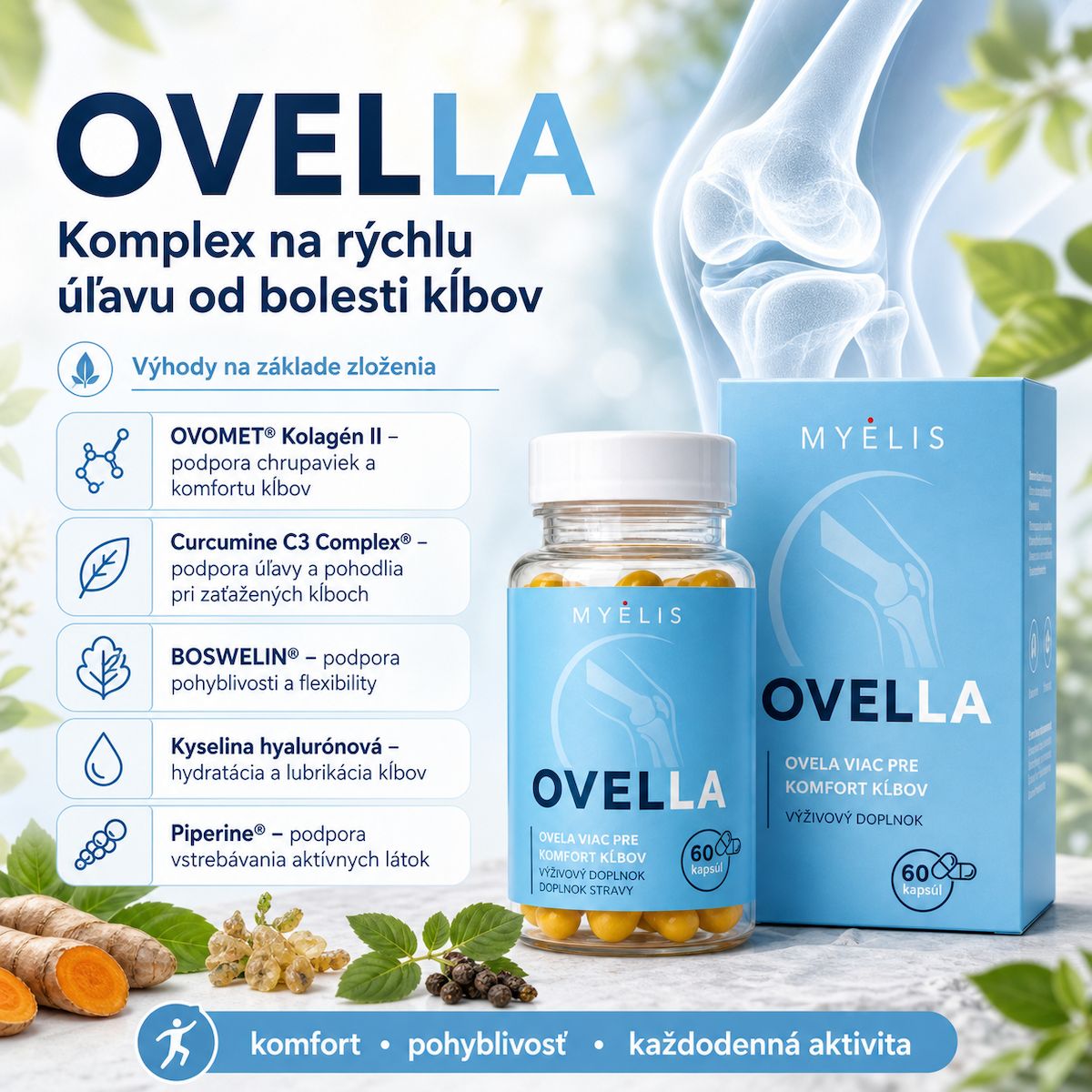 Ovella a komfort pohybu