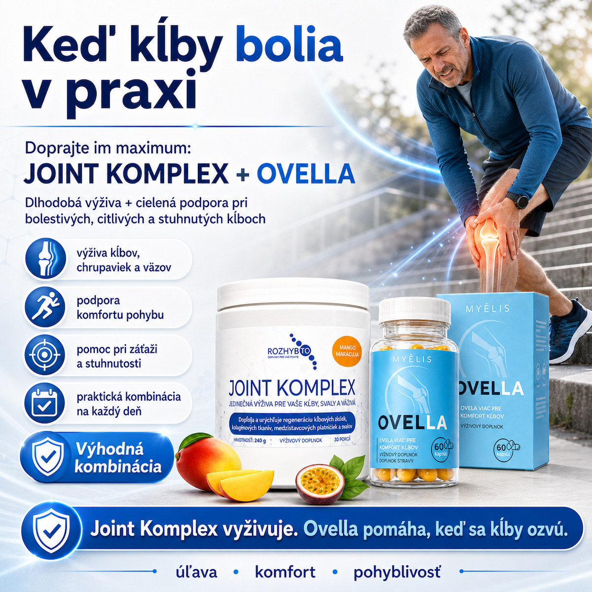 Výhody kombinácie Joint Komplex a Ovella