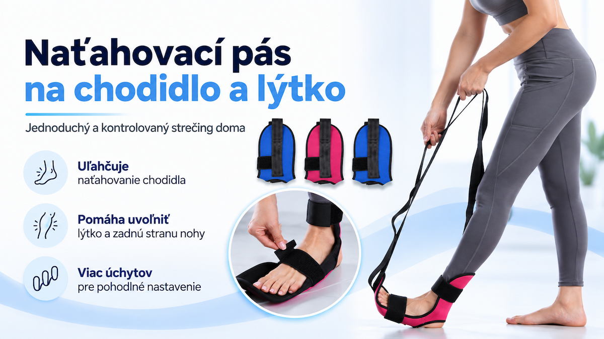 Naťahovací pás na chodidlo a lýtko